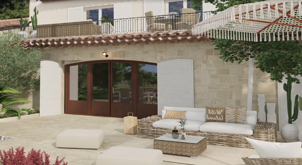 Programme de rénovation MOUANS SARTOUX A 300m du centre - vue extérieurs 1