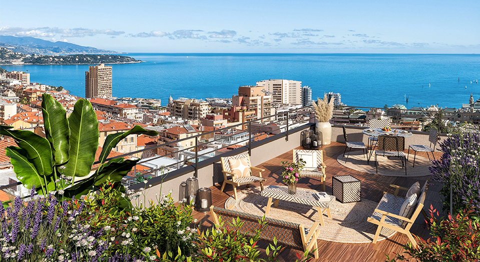 Programme neuf BEAUSOLEIL Centre-ville  - rooftop