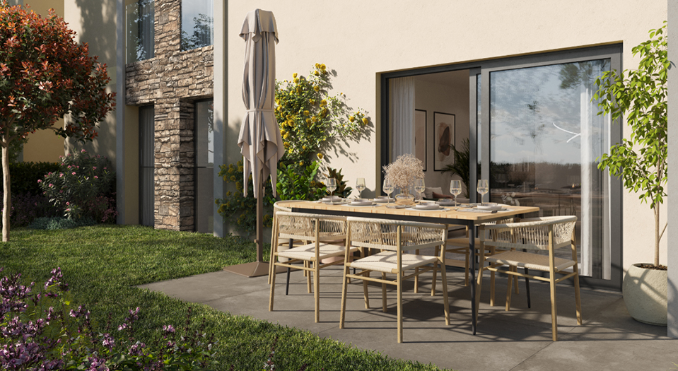 Programme neuf VALBONNE A 2 pas du centre - terrasse