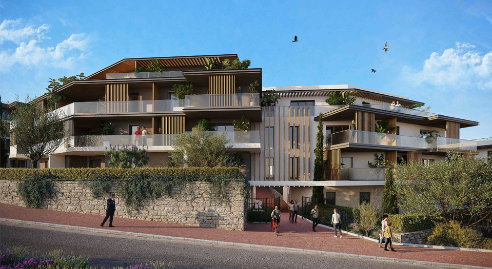 Programme neuf LA GAUDE Cœur de verdure-Terrasse