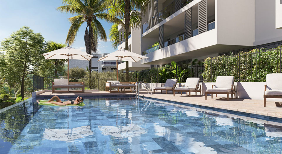 Appartements neufs CANNES Petit Juas - Piscine et terrasse