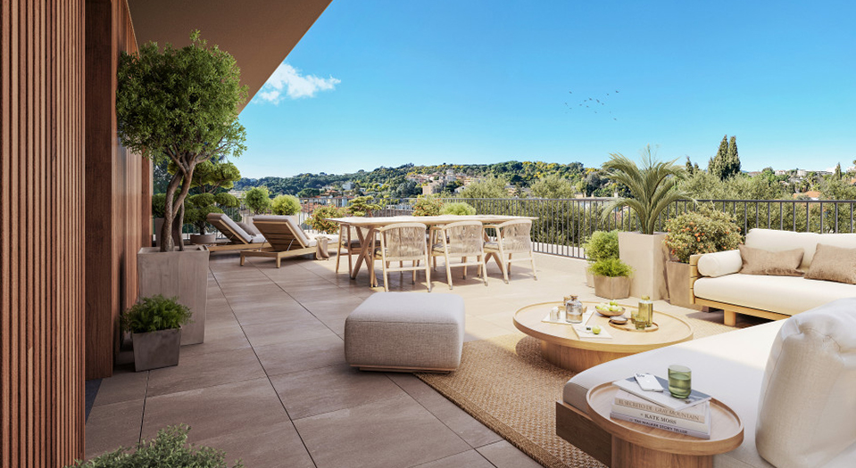 Programme neuf CANNES Proche centre-Terrasse