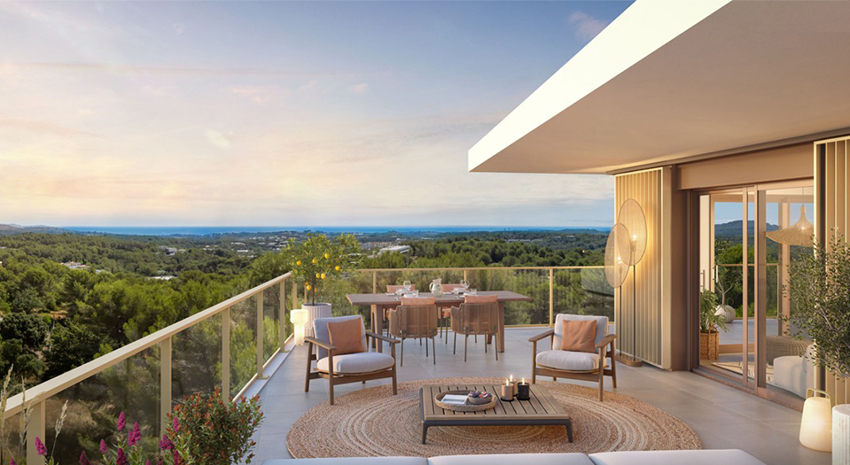 Programme neuf VALBONNE Cœur pinède - Terrasse