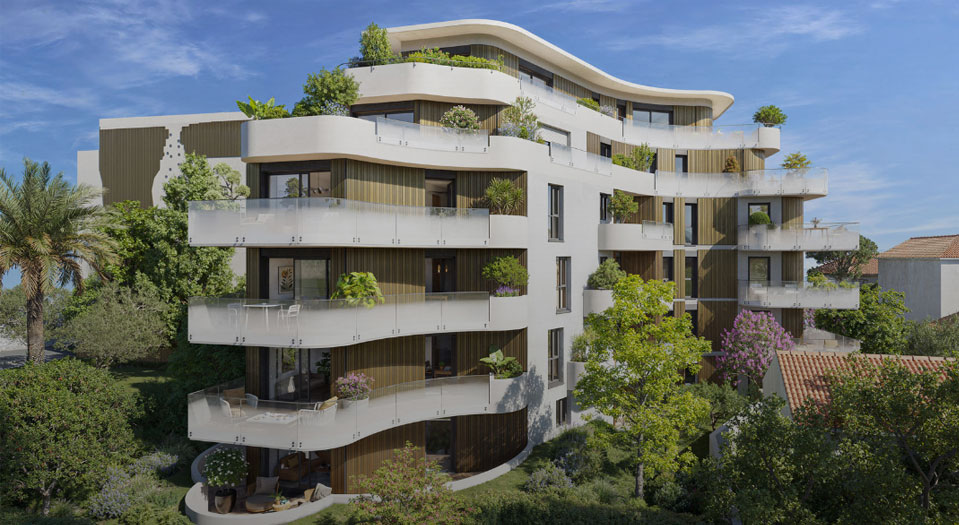 Résidence neuve ROQUEBRUNE CAP MARTIN hyper centre-séjour