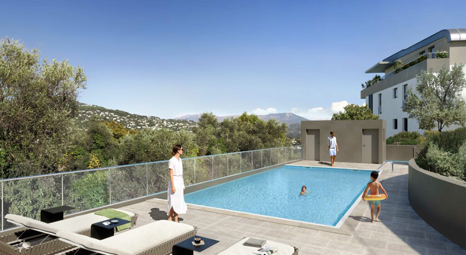 Programme neuf NICE COLLINE Rimiez - Piscine