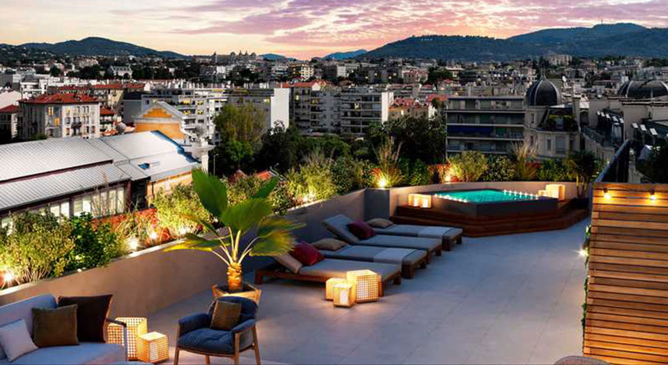 Résidence neuve NICE CENTRE Gare du Sud - exemple rooftop