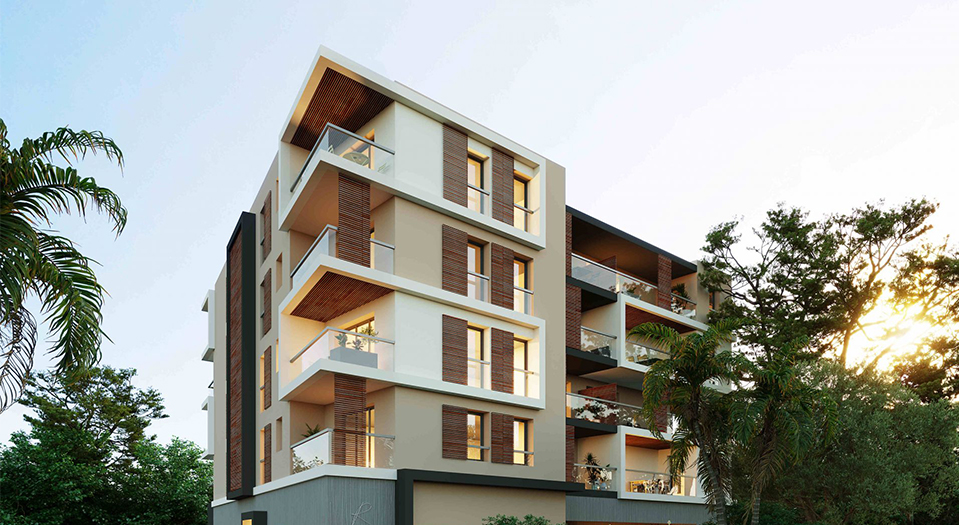 Investissement Juan Les Pins ANTIBES Nue Propriété - perspective angle