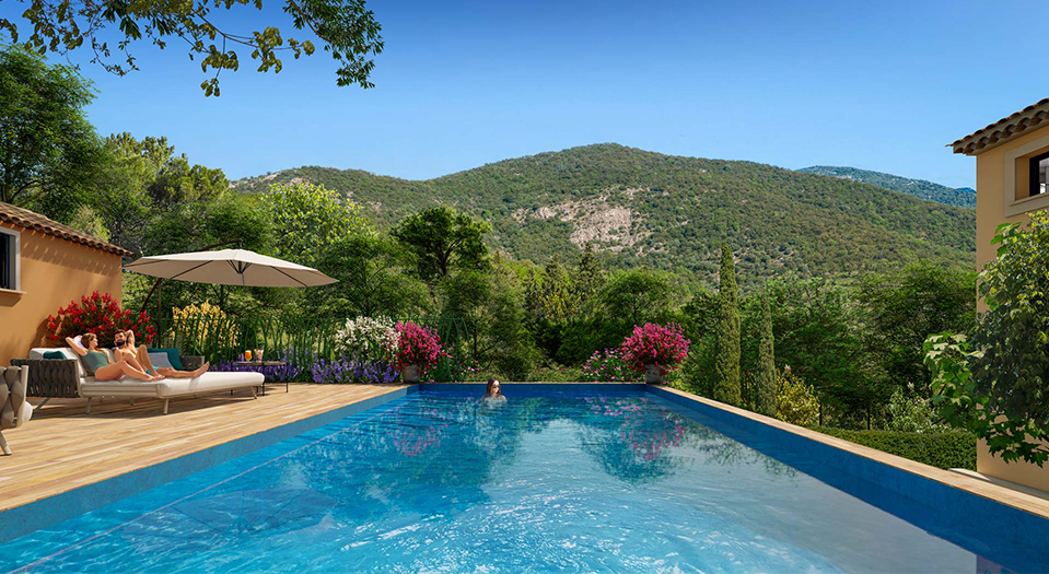 Programme neuf GRIMAUD Cœur de village - piscine