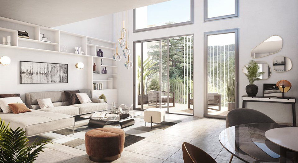 Résidence neuve SAINT LAURENT DU VAR Cœur de ville - intérieur Villa Toit